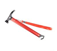 Marteau de charpentier en acier à haute teneur en carbone résistant à la | Pour griffes en acier forgé, enlève facilement les clous, démarre les ongles avec une pointe magnétique