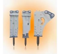Marteau de démolition de marteau hydraulique monté sur excavatrice - Modèles personnalisables à broche et tonne - Marteau-piqueur de démolition en béton robuste pour chargeur, pelleteuse, pelleteuse