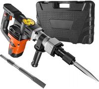 Marteau de démolition Deluxe - Marteau électrique 1400w - 19 J d'énergie de frappe - Marteau burineur SDS - Kit d'outils professionnel