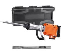 Marteau de démolition électrique 2200 W pour blocs de béton, rotation à 360°, orange
