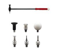 Marteau De Dressage En Alliage De Titane Avec Manche En Fibre De Carbone Et Vis M8 For Outils De Réparation De Carrosserie, Kit De Réparation De Carrosserie, Accessoires Automobiles(Red)