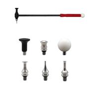 Marteau De Dressage En Alliage De Titane Avec Manche En Fibre De Carbone Et Vis M8 For Outils De Réparation De Carrosserie, Kit De Réparation De Carrosserie, Accessoires Automobiles(RED)