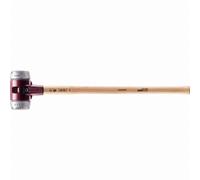 Marteau de frappeur HALDER SIMPLEX Métal doux avec boîtier en fonte malléable, manche en bois hickory de haute qualité - D=80 mm - 3009.081