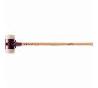 Marteau de frappeur HALDER SIMPLEX Nylon avec boîtier en fonte malléable, manche en bois hickory de haute qualité - D=80 mm - 3008.081