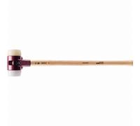 Marteau de frappeur HALDER SIMPLEX Superplastique / nylon avec boîtier en fonte malléable, manche en bois hickory de haute qualité - D=80 mm - 3078.081