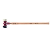 Marteau de frappeur SIMPLEX, Caoutchouc chargé avec pied intégré/nylon; avec boîtier en fonte malléable, manche en bois hickory de haute qualité | D=60 mm | 3028.261