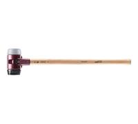 Marteau de frappeur SIMPLEX, Caoutchouc composite/TPE-mid, avec boîtier en fonte malléable et manche en hickory. | D=80 mm | 3023.081