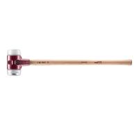 Marteau de frappeur SIMPLEX, Superplastique/métal doux; avec boîtier en fonte malléable, manche en bois hickory de haute qualité | D=80 mm | 3079.081