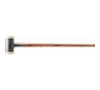 Marteau de frappeur SUPERCRAFT, avec manche, vernis, en Hickory réduisant les vibrations, ergonomique - D=80 mm / Poids=4410 g - 3366.081 G
