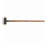 Marteau de frappeur SUPERCRAFT, avec manche, vernis, en Hickory réduisant les vibrations, ergonomique - D=100 mm / Poids=7050 g - 3366.107