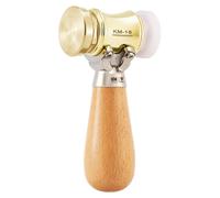 Marteau de menuiserie de 22 oz, en laiton, à double tête avec têtes interchangeables