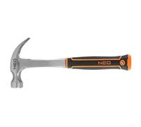 Marteau de menuiserie - NEO TOOLS - 600 g - Acier - Manche bi-matière - Antidérapant