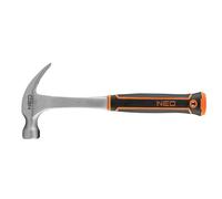 Marteau de menuiserie - NEO TOOLS - 450 g - Acier monolithique - Manche bi-matière - Antidérapant