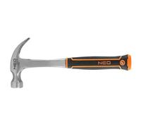 Marteau de menuiserie - NEO TOOLS - 600 g - Acier - Manche bi-matière - Antidérapant