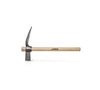 Marteau de Paveur Acier Trempé & Manche Bois Marteau de Maçon pour la pose de pavés et bordures VITO
