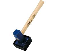 Marteau de pose de plaques 1,5 kg carré avec manche