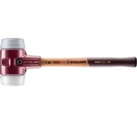 Marteau de protection SIMPLEX, TPE-mid / superplastique ; avec corps en fonte malléable et manche en bois de qualité | D=80 mm | 3037.080