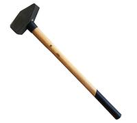 Marteau de serrurier avec manche en hickory 3 kg et protection du manche 60 cm