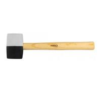 Marteau en caoutchouc 58 mm 450 g noir blanc caoutchouc 25-067