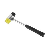 Marteau en caoutchouc à robinet souple double face de 25 mm | Maillet de perles de fenêtre de vitrage multifonctionnel à tête en nylon