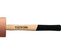 Marteau en cuivre Poids de la tête 2000 g Hickory