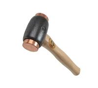Marteau THOR avec inserts en cuivre rouge, rond 44mm, 1.975g, avec manche en bois