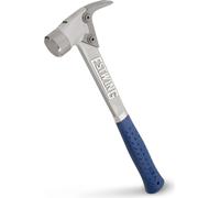 Marteau ESTWING AL-Pro avec manche en vinyle bleu Poids de la tête : 390 g, rugueux | alliage d'aluminium forgé | porte-clou magnétique