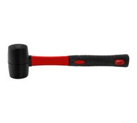 Marteau maillet polyvalent en caoutchouc UUU0625156, poignée TPR absorbant les chocs pour un décapage précis dans la construction et l'amélioration de la maison (680,4 g)