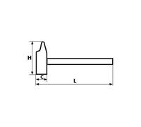 MARTEAU MENUISIER TRIMATIERE SAM - 307-26TM