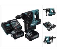 Marteau-perceuse combiné sans fil Makita HR 004 GM2, 40 V max., 2,8 J, SDS plus XGT, moteur sans balais, avec 2 batteries de 4,0 Ah et un chargeur