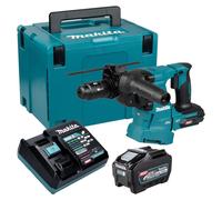 Marteau-perceuse combiné sans fil Makita HR 012 GT101, 40 V max, 3,3 J, SDS plus, moteur sans balais, avec 1 batterie 5,0 Ah, 1 chargeur et 1 coffret Makpac