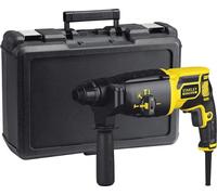 Marteau perforateur 750W SDS+ Poignée latérale + Tige 2 Pointes Burin plat Adaptateur Mallette STANLEY FATMAX