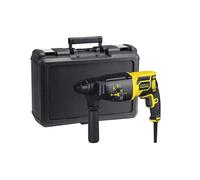 Marteau perforateur 750W SDS+ Poignée latérale + Tige 2 Pointes Burin plat Adaptateur Mallette STANLEY FATMAX