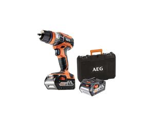 Marteau perforateur AEG 18 V - 2 batteries 4,0 Ah - 1 chargeur BSB18C2X-402C