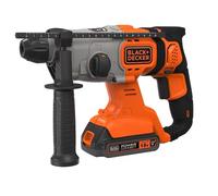 Marteau perforateur Black & Decker BCD900D1S-QW; 1,2 J; SDS-plus; 18 V; 1x2,0 Ah accu. + Chargeur