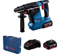 Marteau perforateur Bosch GBH 187-LI; 18 V; 2,4 J; SDS-plus; 2x5,0 Ah accu.