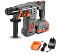 Marteau perforateur burineur sans fil 20V FUXTEC FX-E1RH20 - set avec batterie 4Ah et chargeur 1A