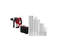 Marteau-perforateur Einhell TH-RH 1600 - 1600 W, Mandrin SDS Plus, Kit de 12 forets
