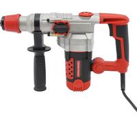 Marteau perforateur et perceuse à percussion - Marteau combiné électrique - Puissance 2200 W - Vitesse de rotation 0-930 tr/min - Fonction burineur et marteau - Pour béton - Sans batterie - Rouge