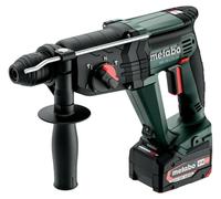 Metabo Perforateur burineur KH 18 LTX 24 SDS‑Plus 18 V 2x4,0 Ah + metaBOX