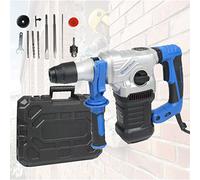 Marteau Perforateur, Perforateur Burineur Marteau Piqueur (1500W 6J, 4 Modes, Mandrin SDS-Plus, Livré en coffret avec une butée de profondeur en métal et une poignée supplémentaire)