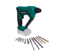 VONROC Marteau Perforateur Sans Fil VONROC 20V - Polyvalence 3-en-1: Perceuse, Visseuse et Marteau Perforateur - Accessoires Inclus - Gamme VPower 20V