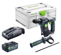 Marteau perforateur sans fil Festool BHC 18-Basic 18 V, 1,8 J, SDS Plus, sans balais + 1 batterie 8,0 Ah + chargeur rapide + Systainer