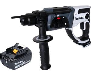 Marteau perforateur sans fil Makita DHR 202 F1W 18 V 20 mm 2,0 J blanc + 1 batterie 3,0 Ah - sans chargeur