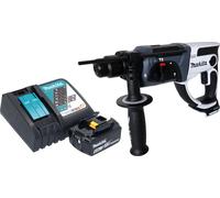 Marteau perforateur sans fil Makita DHR 202 RG1W 18 V 20 mm 2,0 J blanc + 1 batterie 6,0 Ah + chargeur