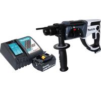 Marteau perforateur sans fil Makita DHR 202 RM1W 18 V 20 mm 2,0 J blanc + 1 batterie 4,0 Ah + chargeur
