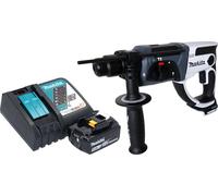 Marteau perforateur sans fil Makita DHR 202 RT1W 18 V 20 mm 2,0 J blanc + 1 batterie 5,0 Ah + chargeur