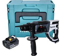 Marteau perforateur sans fil Makita DHR 202 T1JW 18 V 20 mm 2,0 J blanc + 1 batterie 5,0 Ah + Makpac - sans chargeur