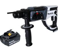 Marteau perforateur sans fil Makita DHR 202 T1W 18 V 20 mm 2,0 J blanc + 1 batterie 5,0 Ah - sans chargeur