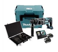 Marteau Perforateur Sans Fil - Makita - DHR 241 - 18V Li-Ion - SDS-Plus - 2x Batterie 5,0 Ah